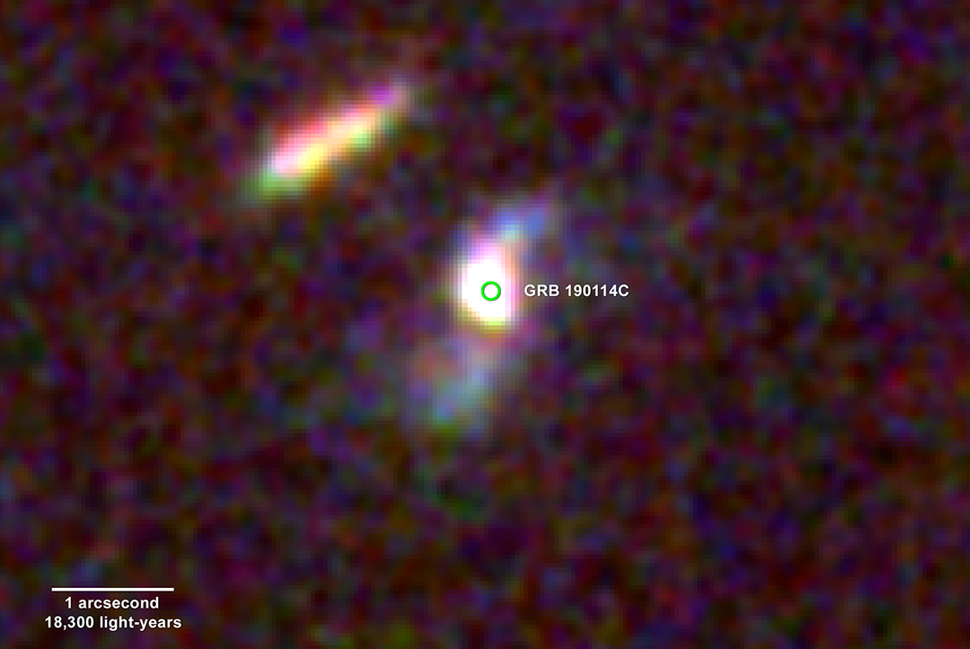 Researchers Discover Highest Energy Light from a Gamma ray Burst